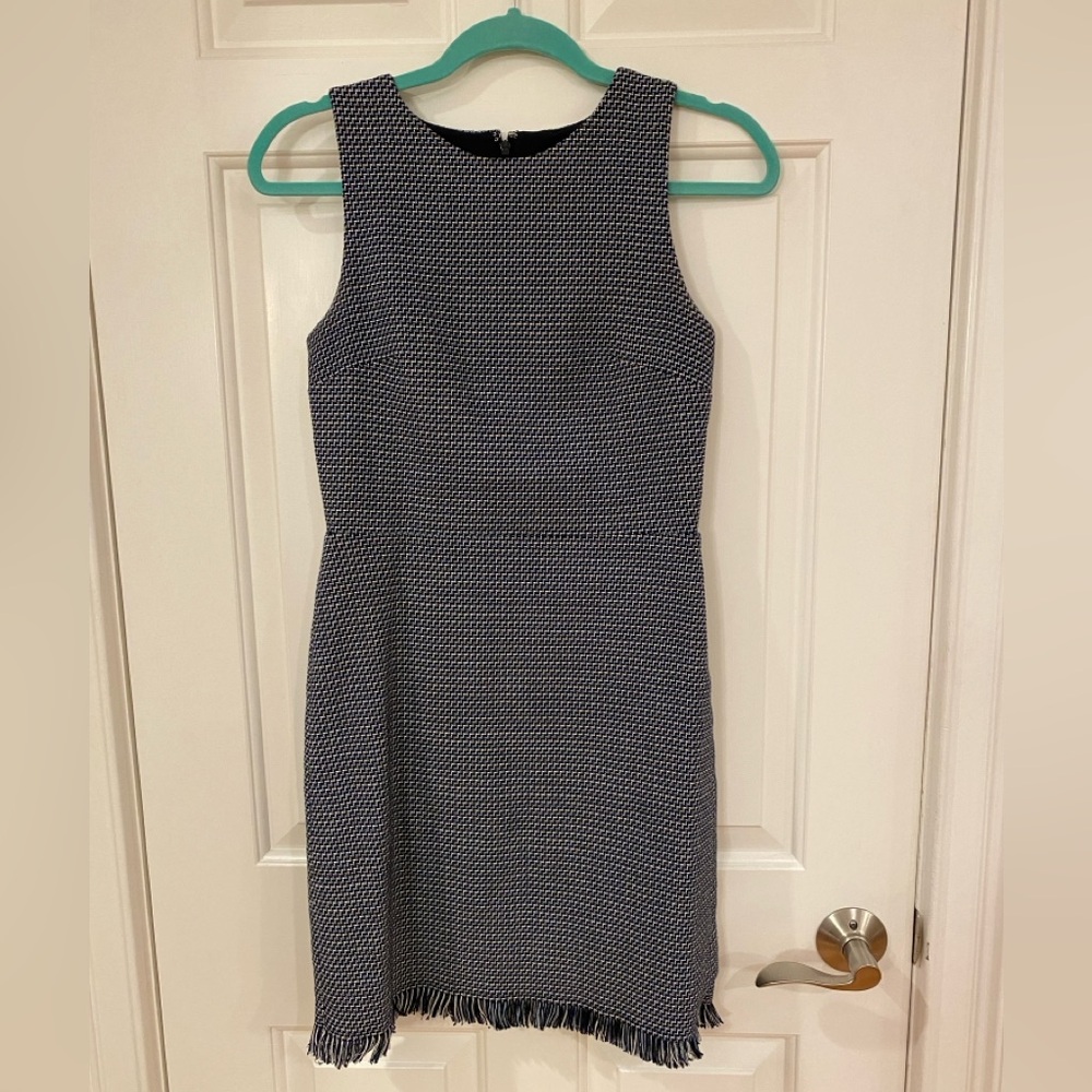 LOFT Sleeveless tweed dress